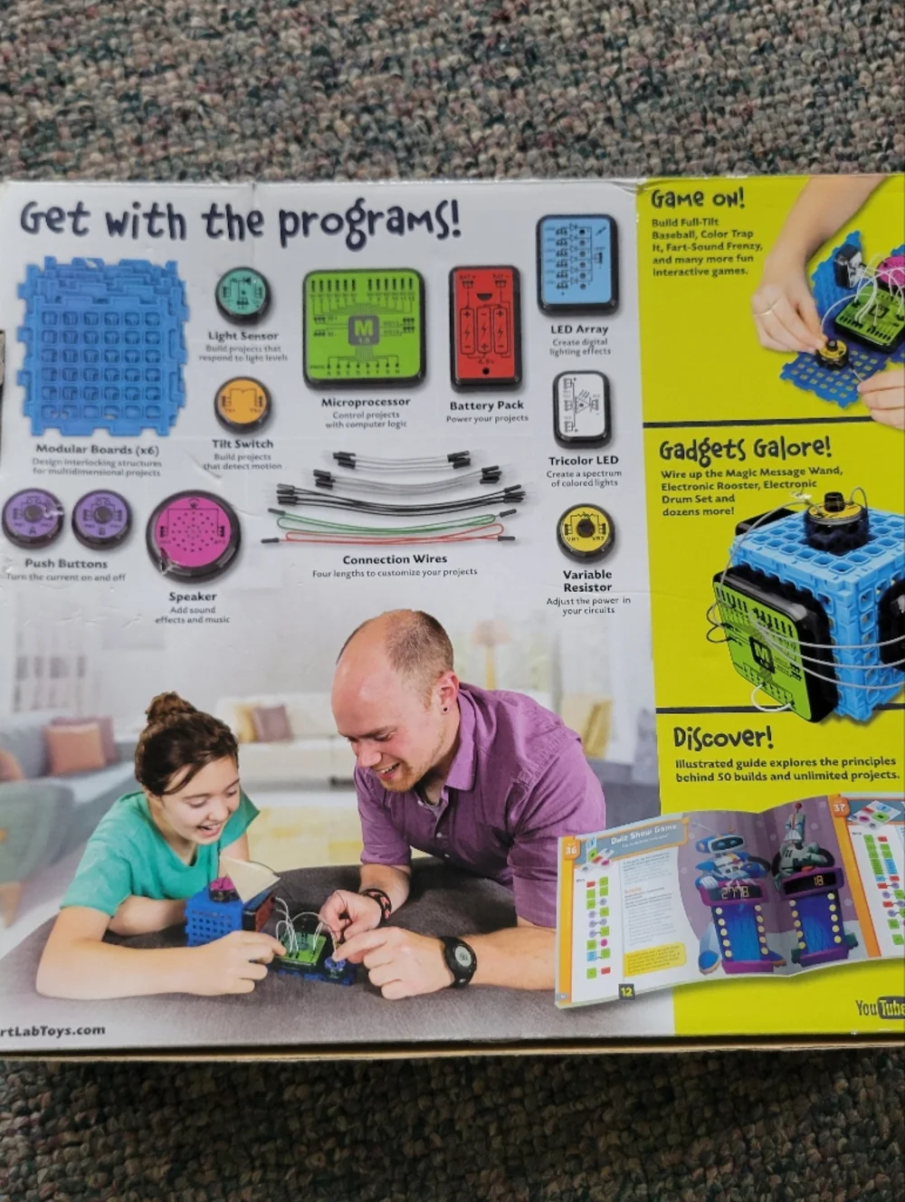 Smart Circuits Games & Gadgets Electronics Lab - Blue/Green Box - Picture 2 of 6
